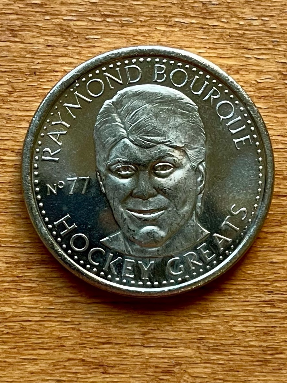 1996-97 Hockey Greats Raymond Bourque Coin